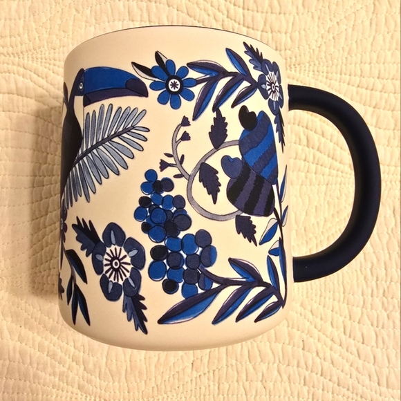 NIB Starbucks X Farm Rio Limited Edition Collab Mug, Lenco Azulejo - Picture 2 of 10